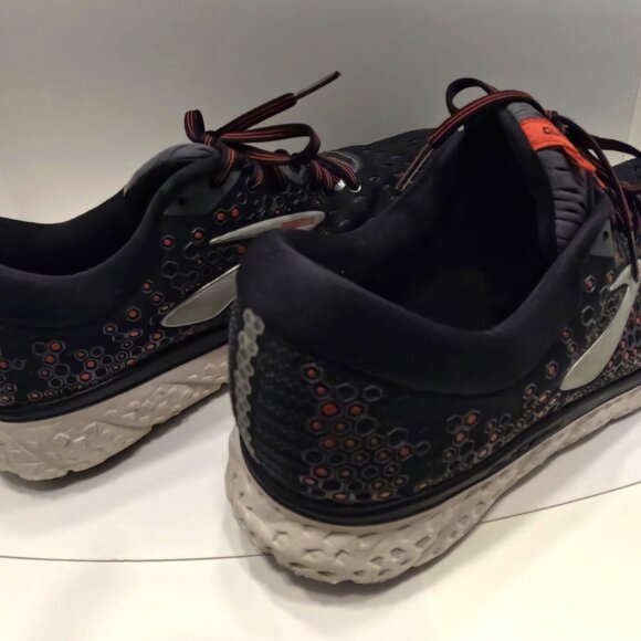 BROOKS RUNNING GLYCERIN MEN SIZE 12 BLACK LOFT GLYCERIN ATHLETIC SHOE - Picture 2 of 4